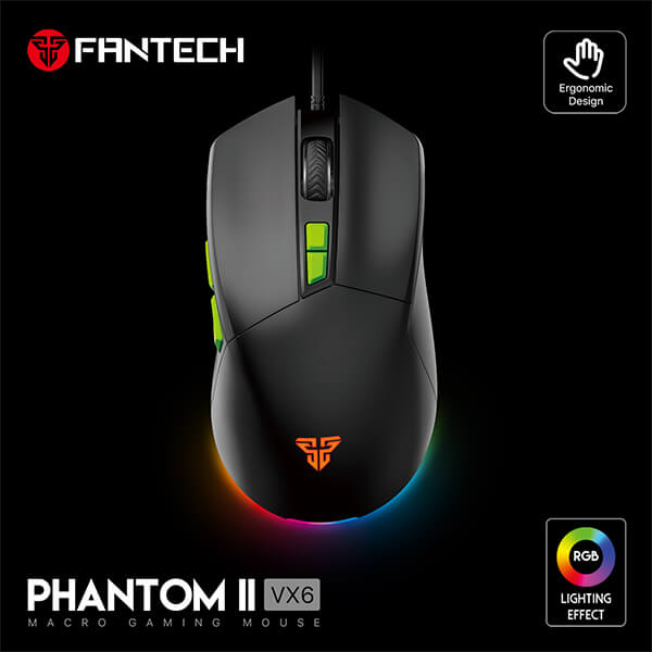 Fantech PHANTOM II VX6 Gaming Mouse Black