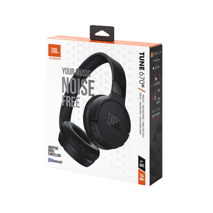 JBL Tune 670NC ANC Wireless On-Ear Headphones