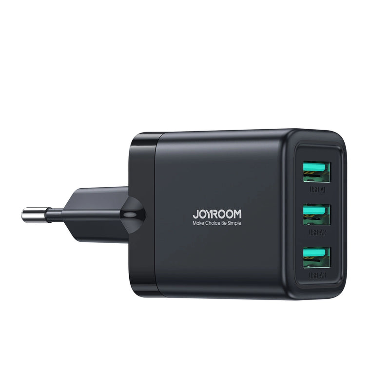 Joyroom JR-TCN02 3.4A 3USB Charger-Black (EU)