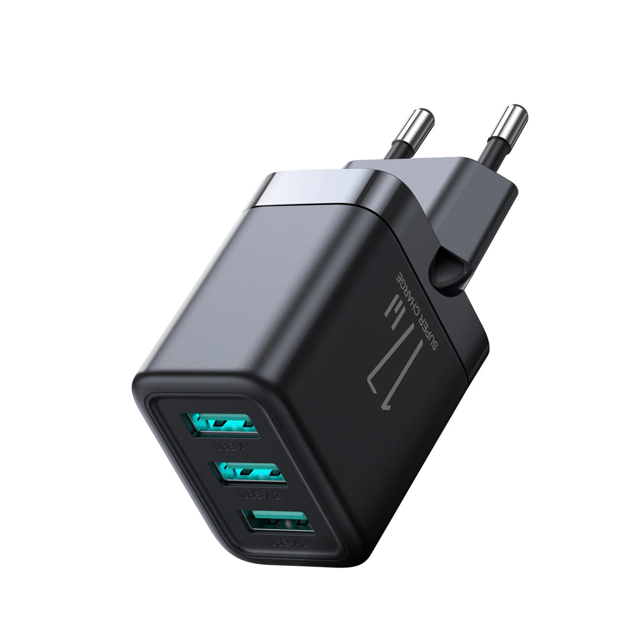 Joyroom JR-TCN02 3.4A 3USB Charger-Black (EU)