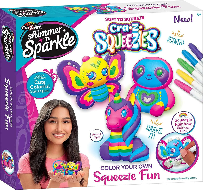 Shimmer N Sparkle Color Your Own Squeezie Fun