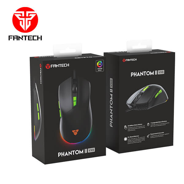 Fantech PHANTOM II VX6 Gaming Mouse Black