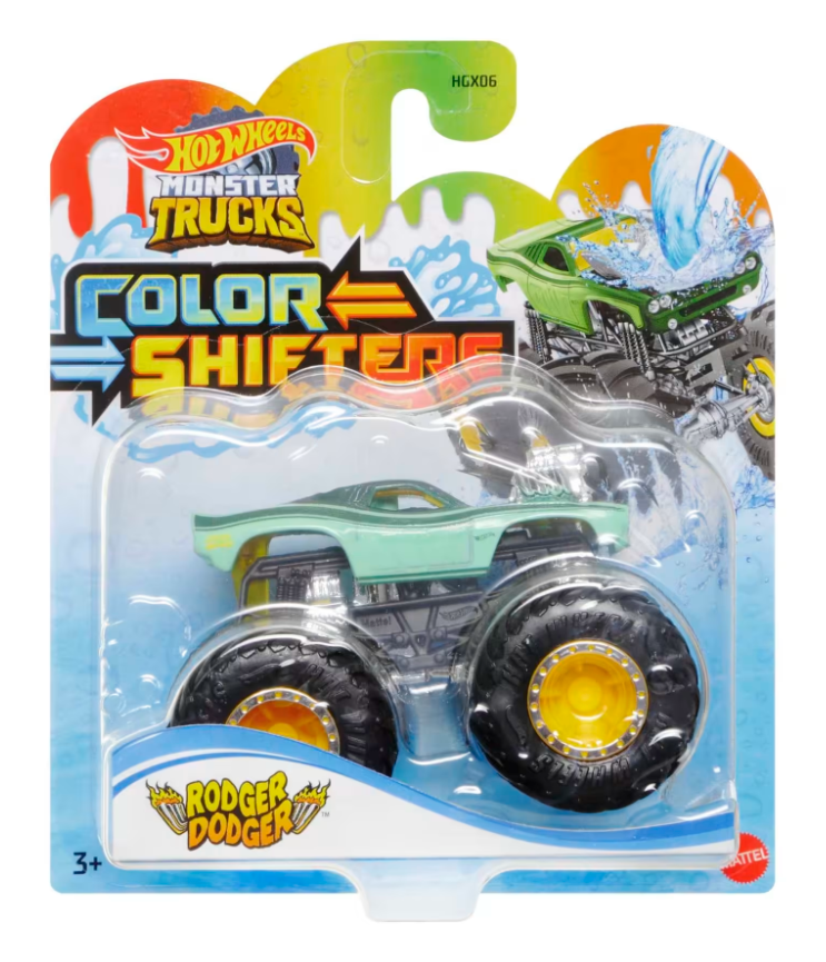 Hot Wheels Monster Trucks 1:64 Color Shifters