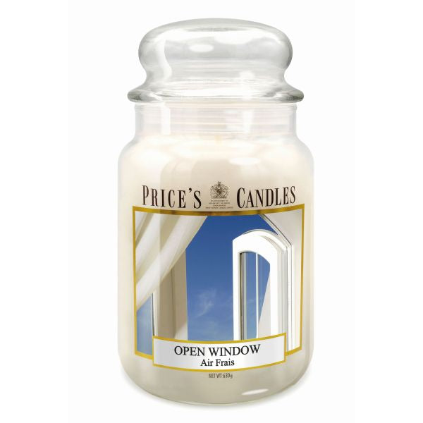 Prices L Scented Candle Jar 630G Burntime 150H Open Window