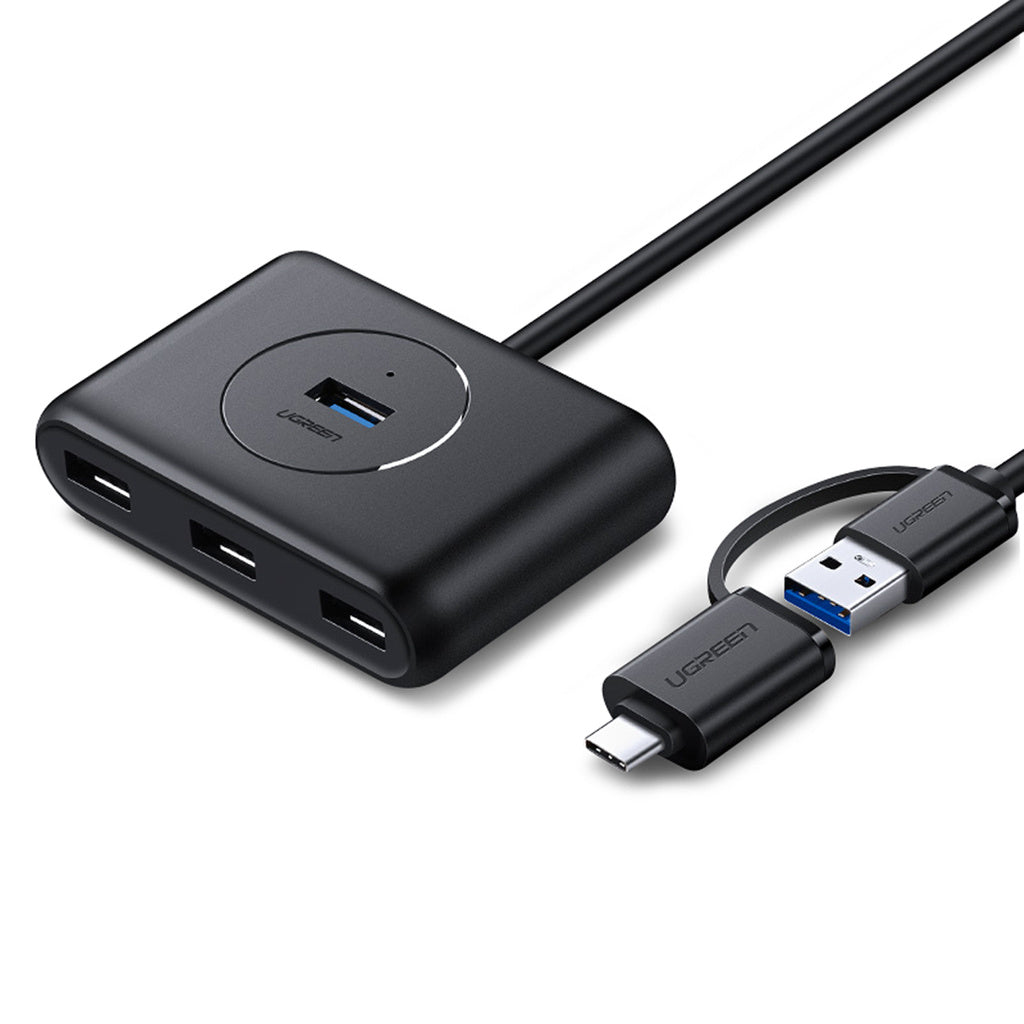 Ugreen USB-C to USB 3.0 Ports Hub Black