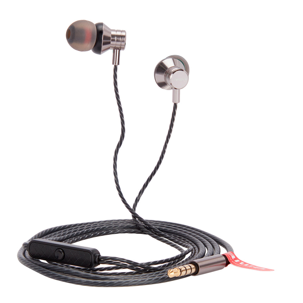 Aiwa STEREO IN-EAR HEADPHONE WITH REMOTE Silver