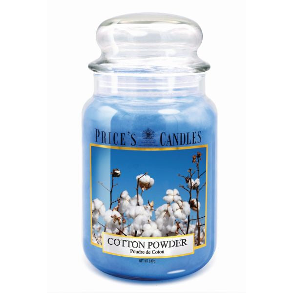 Prices L Scented Candle Jar 630G Burntime 150H Cotton Powder