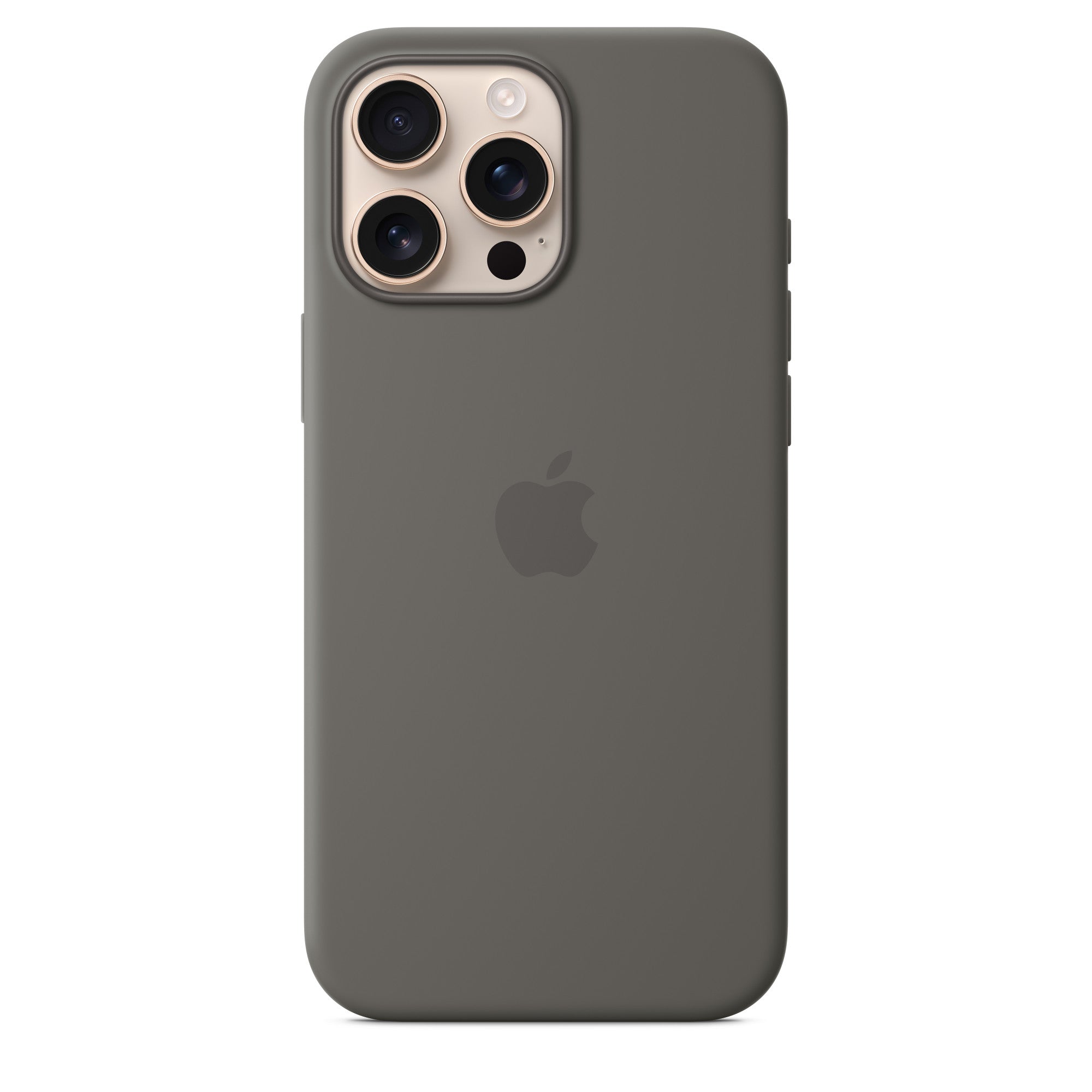 iPhone 16 Pro Max Silicone Case with MagSafe - Stone Gray