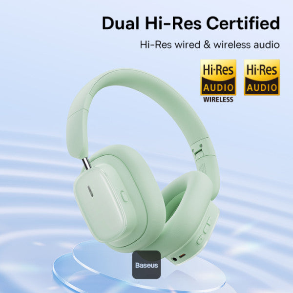 Baseus Bowie H1i Noise-Cancellation Wireless Headphone Green