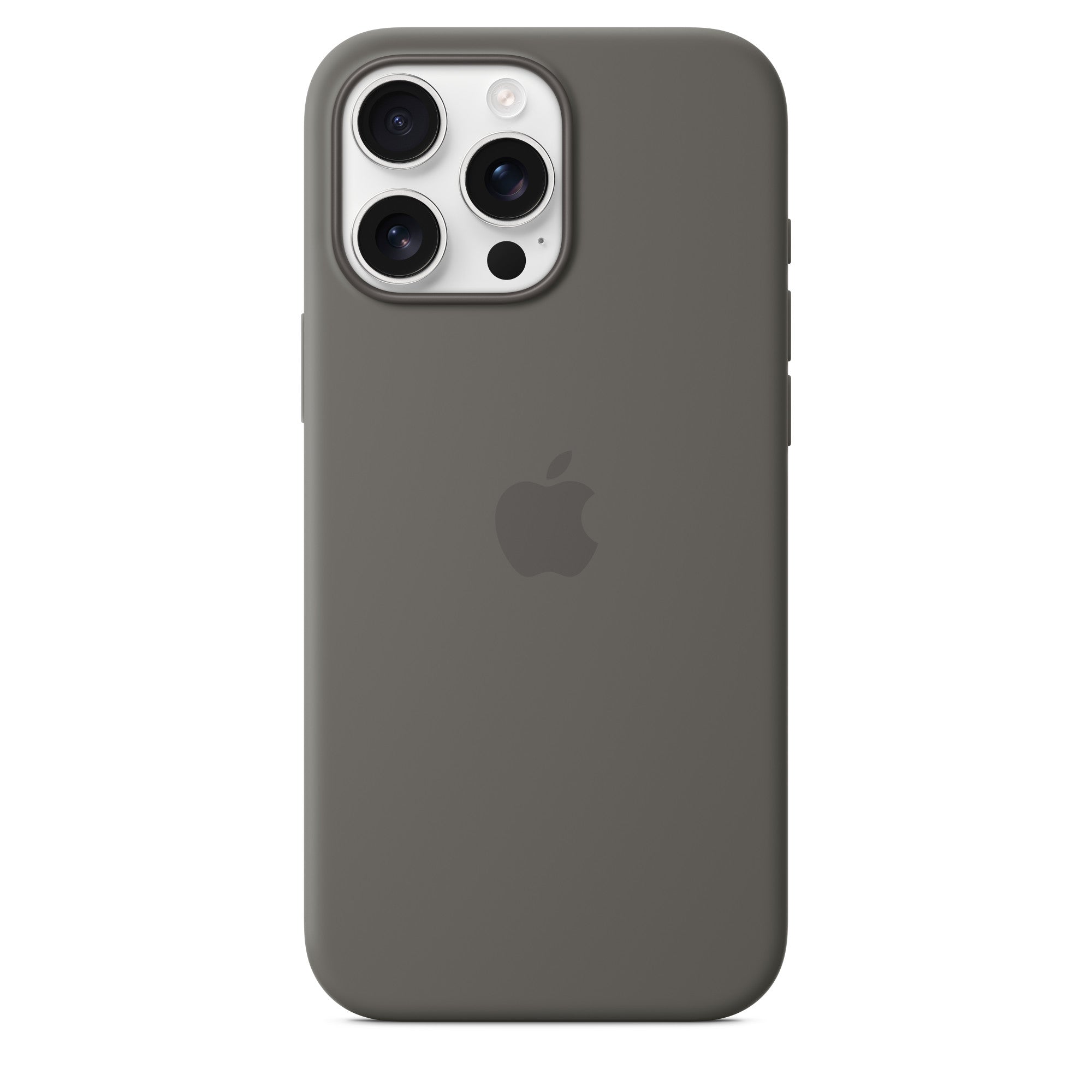 iPhone 16 Pro Max Silicone Case with MagSafe - Stone Gray