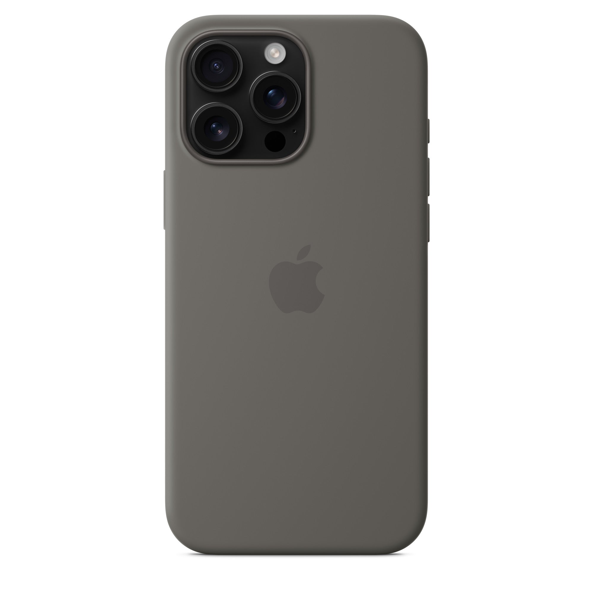 iPhone 16 Pro Max Silicone Case with MagSafe - Stone Gray