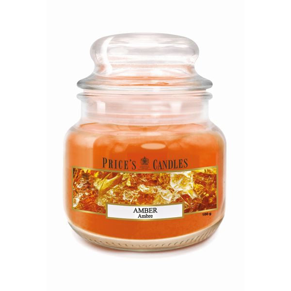 Prices S Scented Candle Jar 100G Burntime 30H Amber