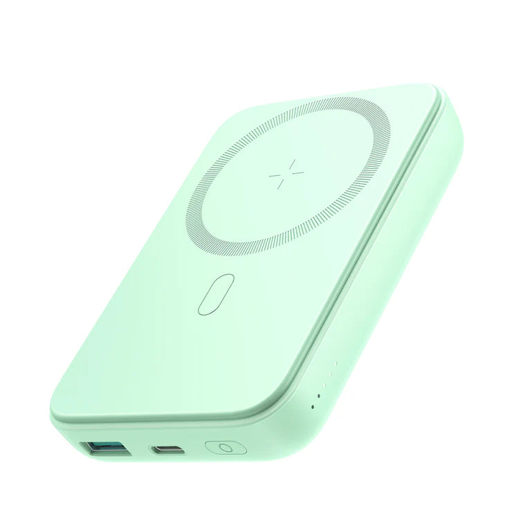 Joyroom 20W Mini magnetic wireless power bank 10KmAh - Green