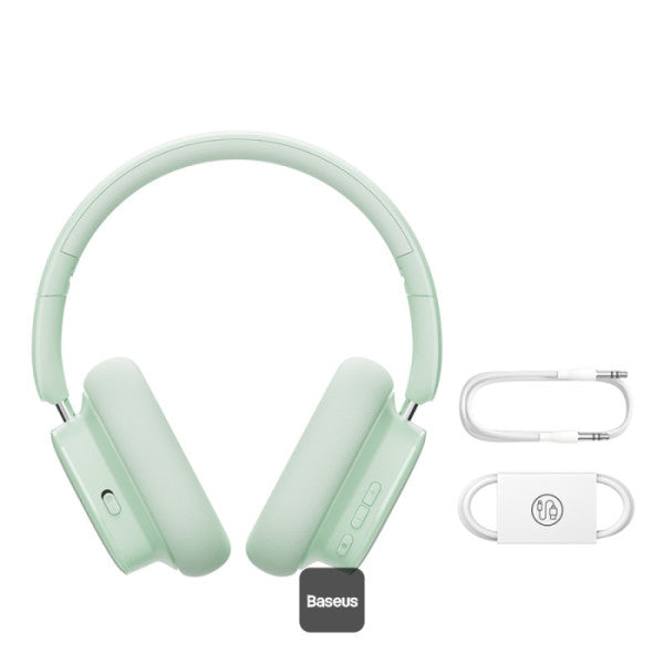 Baseus Bowie H1i Noise-Cancellation Wireless Headphone Green