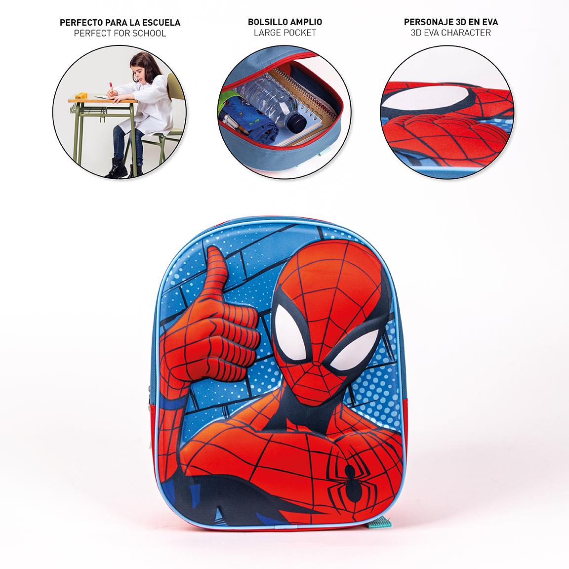 Cerda - Kids Backpack 3D Spiderman