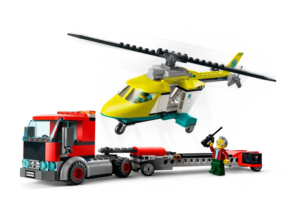 Lego City - Rescue Helicopter Transports