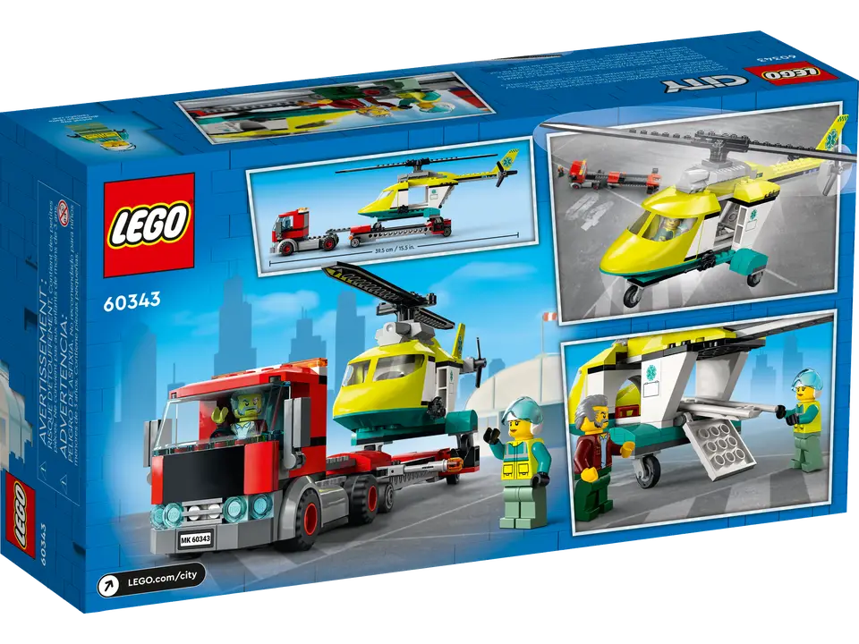 Lego City - Rescue Helicopter Transports