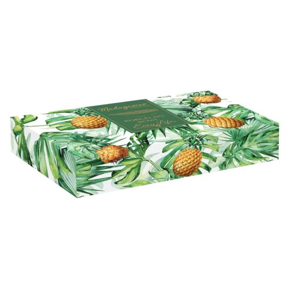 Easylife Madagascar 22.5X14.5Cm Pineapple Bowl White