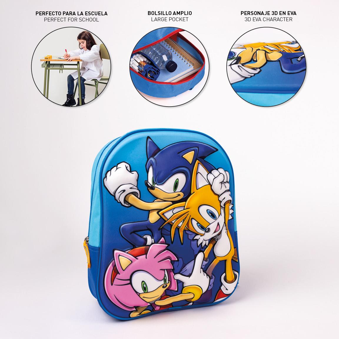 Cerda - Kids Backpack 3D Sonic