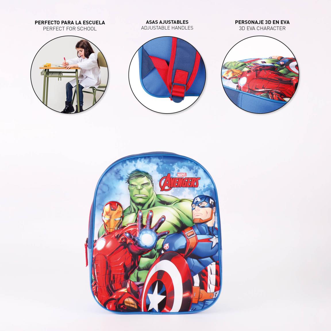 Cerda - Kids Backpack 3D Avengers