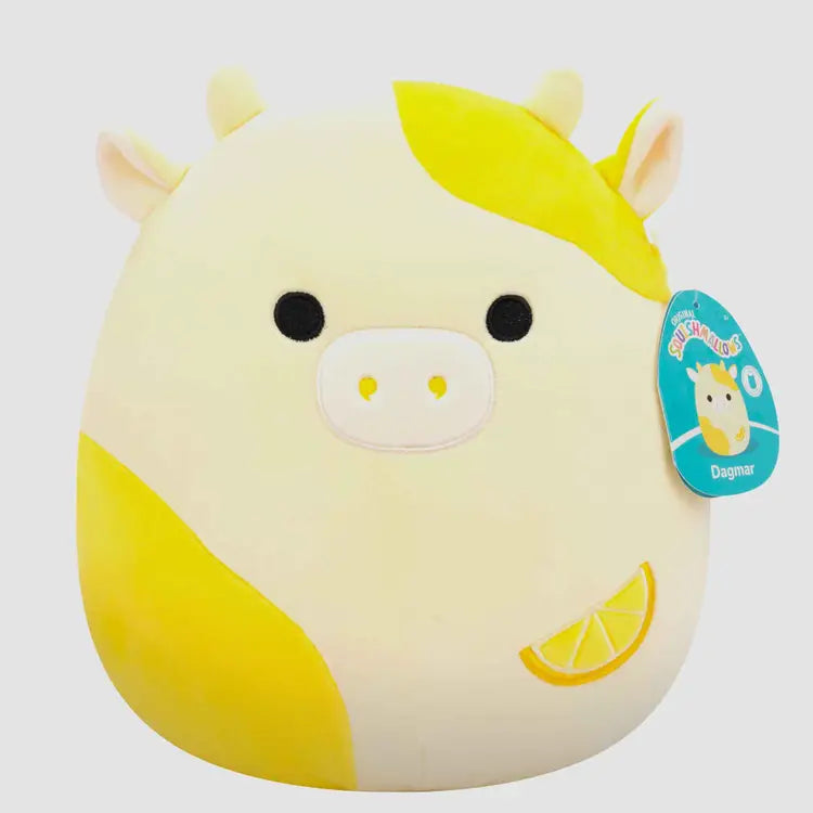 SQCR - Medium Plush 12" Squishmallows Dagmar - Lemon Cow