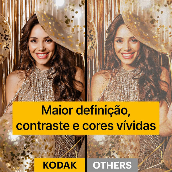 عبوة إعادة تعبئة ورق الصور Kodak 4PASS - مقاس 2.1 × 3.4 بوصة - 30 ورقة