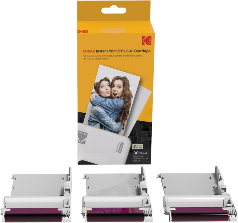 Kodak 4PASS Film Cartridge Refill - 2.1 x 3.4 inches - 30 Sheets