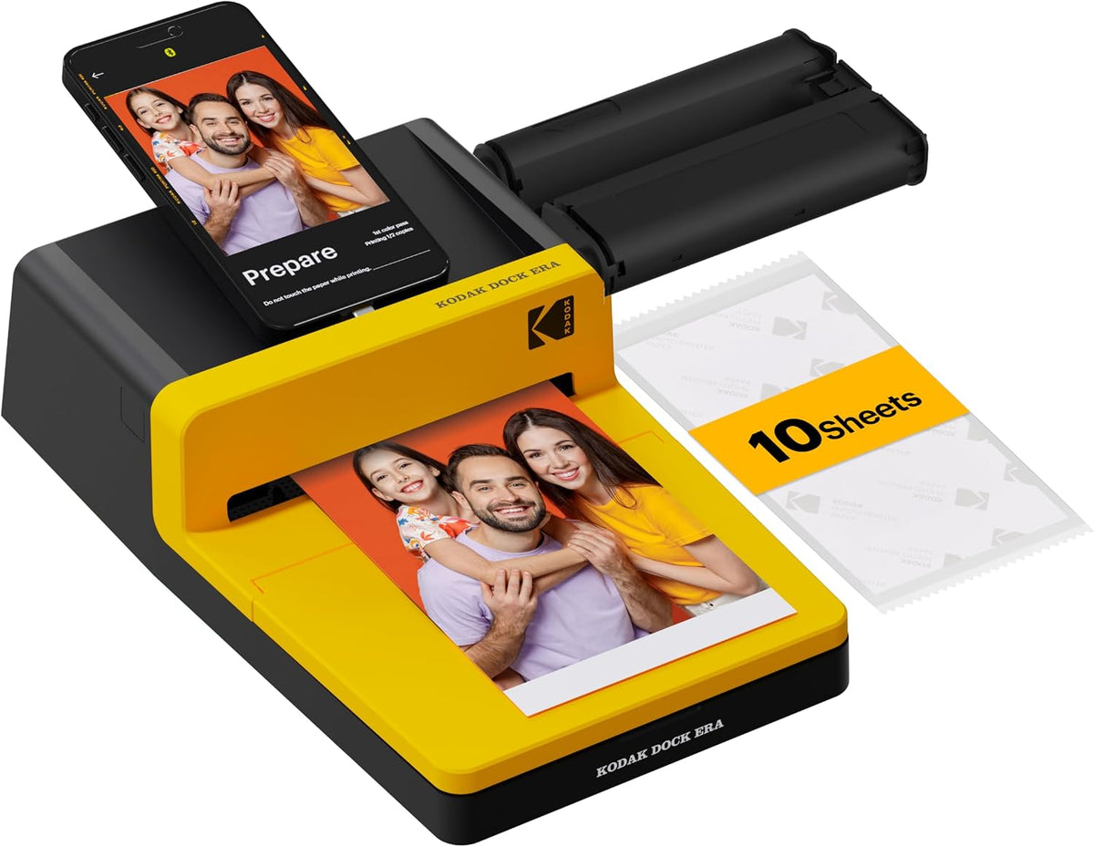 Kodak Dock ERA Photo Printer D600 10x15cm, 4Pass, 10 Sheets