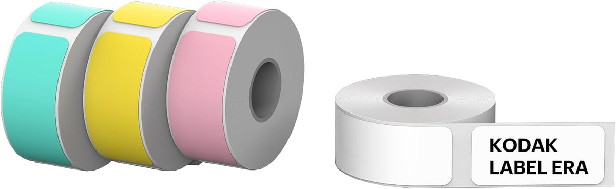 Kodak Label ERA Instant Label Printer Sticker Refill Pack - 12 Rolls