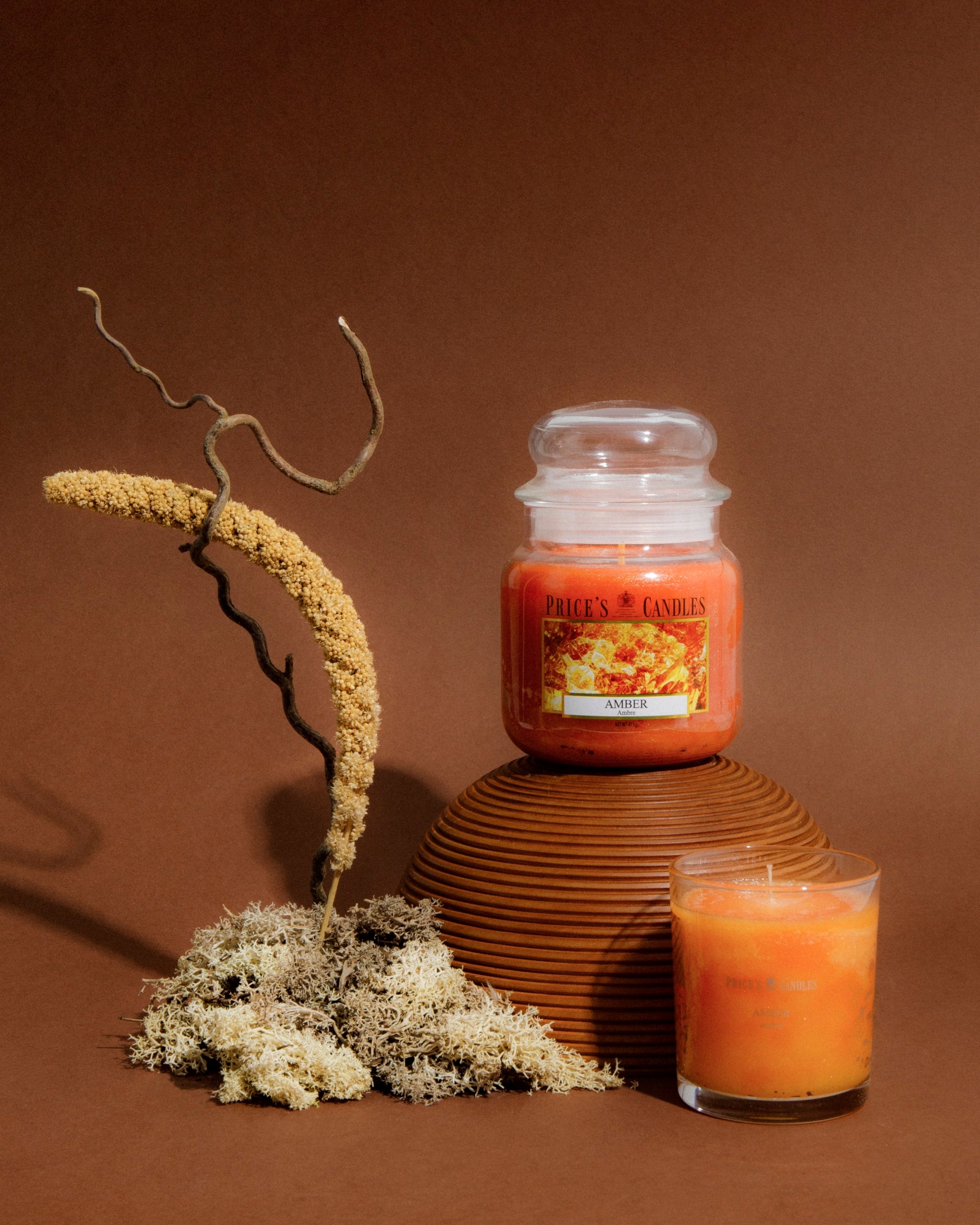 Prices M Scented Candle Jar 411G Burntime 90H Amber