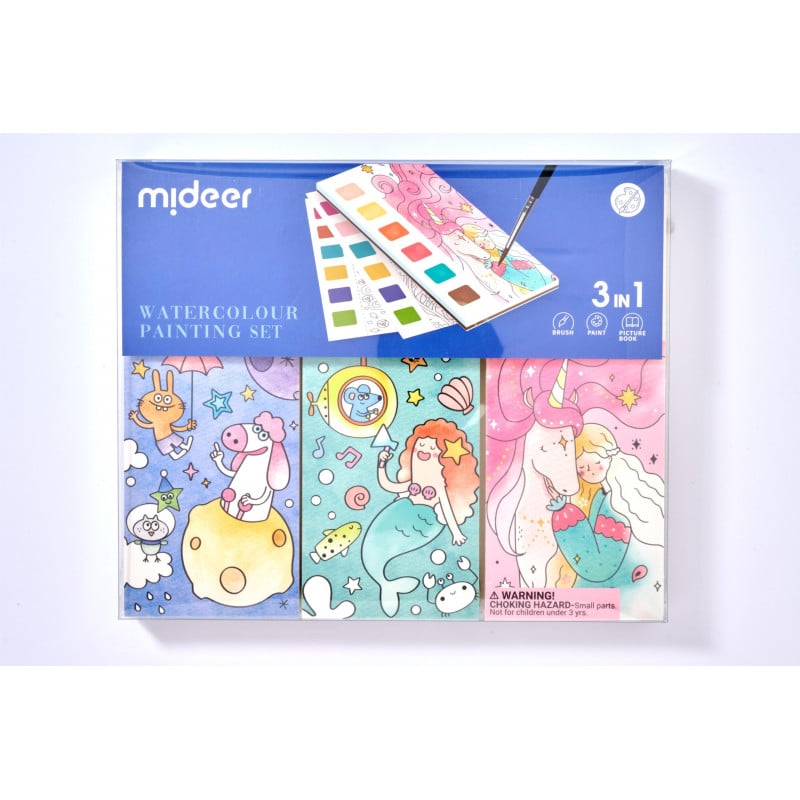 Mideer - Watercolour Painting Set 3 In 1