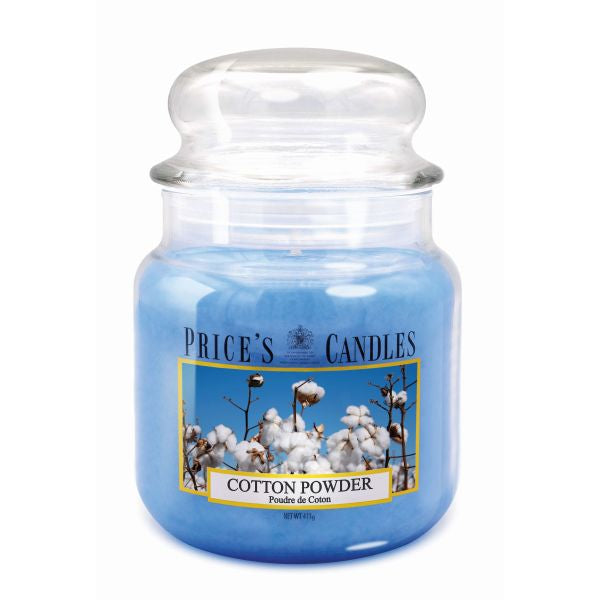 Prices M Scented Candle Jar 411G Burntime 90H Cotton Powder