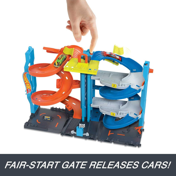 Hot Wheels City Transforming Race Tower