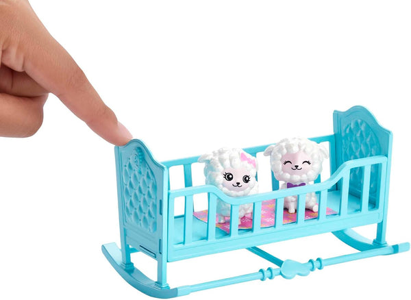 Barbie Skipper Doll and Nurturing Playset, Kids Toys, Brunette with Fantasy Look