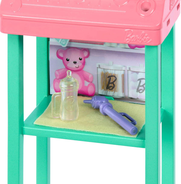 Mattel Barbie New Nrtg Bby Dctr Wht