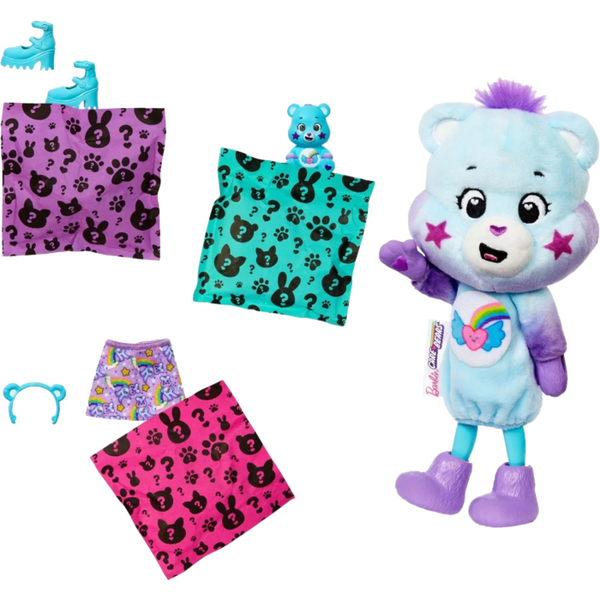 Barbie Cutie Reveal Chelsea Care Bears - Surprise Doll for Kids