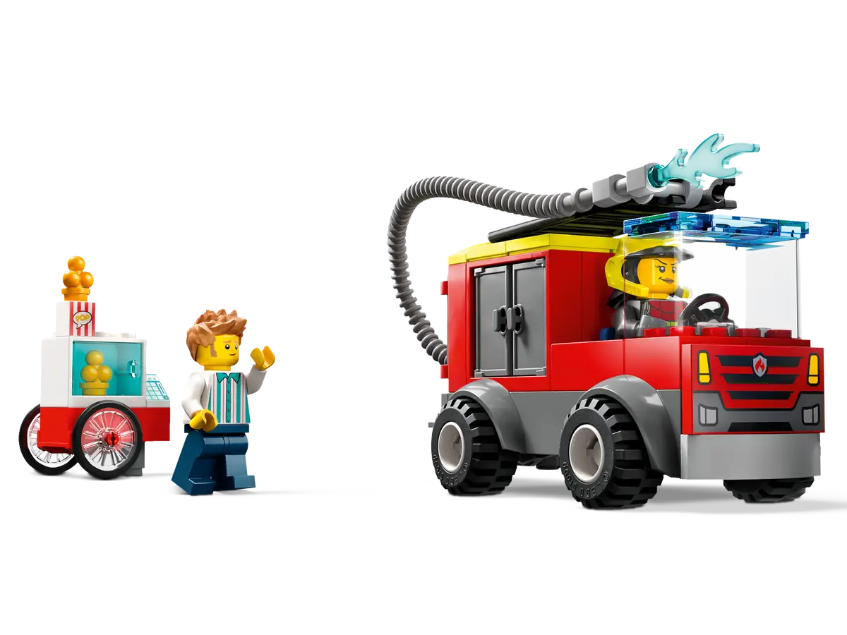 Lego City - Fire Station And Fire Truck