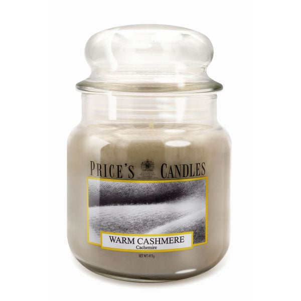 Prices M Scented Candle Jar 411G Burntime 90H Warm Cashmere