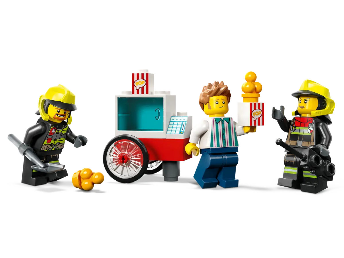 Lego City - Fire Station And Fire Truck