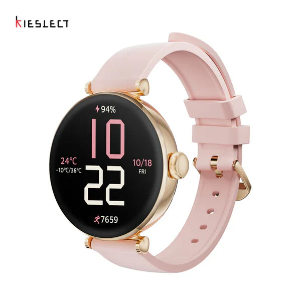 Kieslect Lady Smart Watch, 1.19 Crystal-Clear AMOLED Display