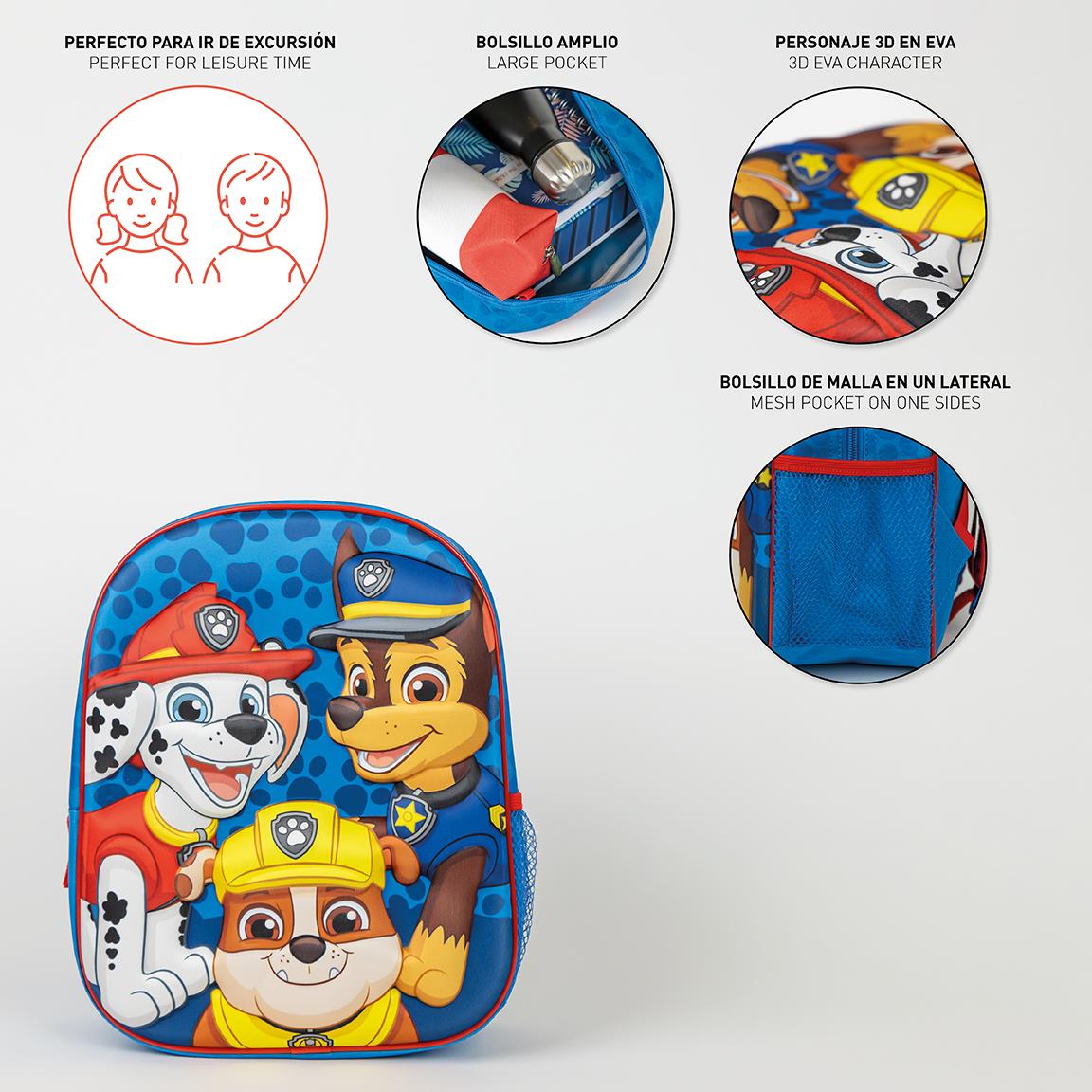 Cerda - Kids Backpack 3D Paw Patrol