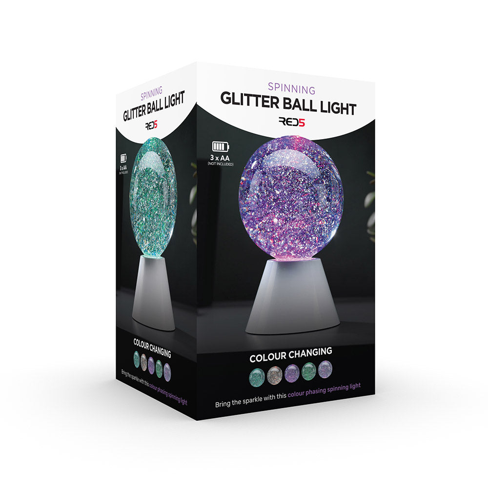 The Source Spinning Glitter Ball Light