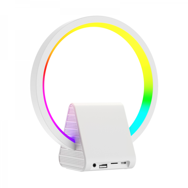 WiWU Wi-W021 2 in 1 Wireless Charging Light Speaker