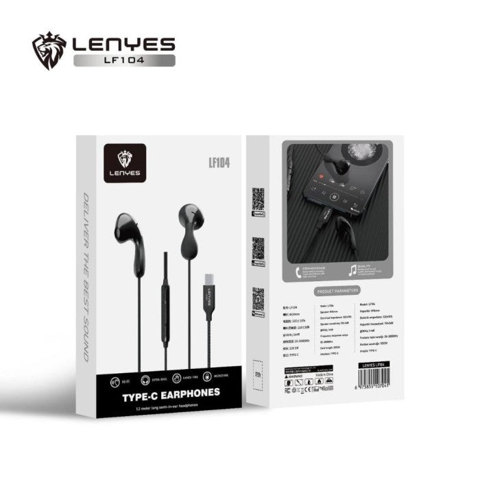 LENYES LF104 TYPE C EARPHONES