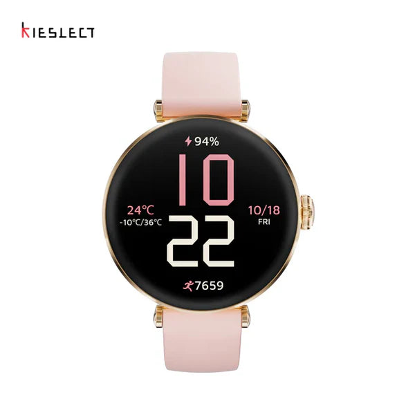 Kieslect Lady Smart Watch, 1.19 Crystal-Clear AMOLED Display