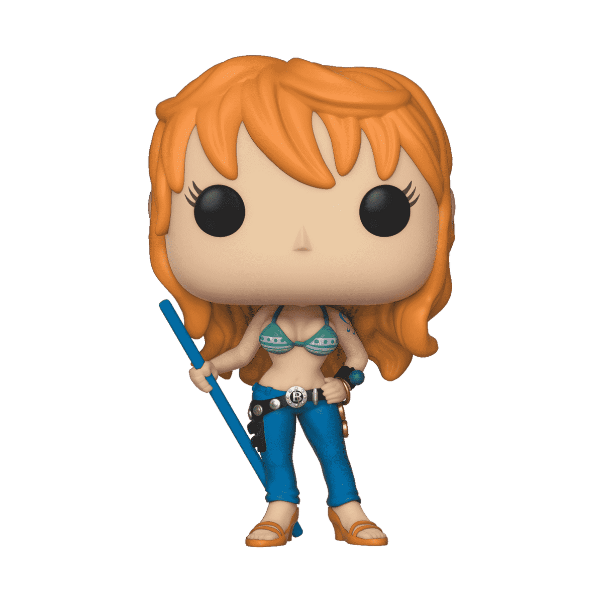 Funko Pop Animation One Piece Nami with Bo Staff #328 Vinyl Figure, 4 in
