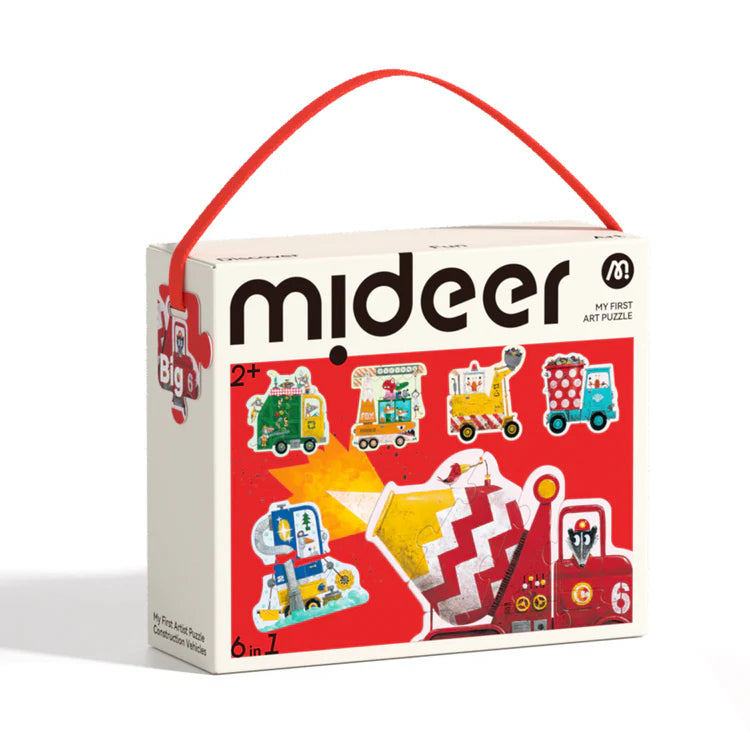 Mideer - My First Artist Puzzle - Construction Vehicles