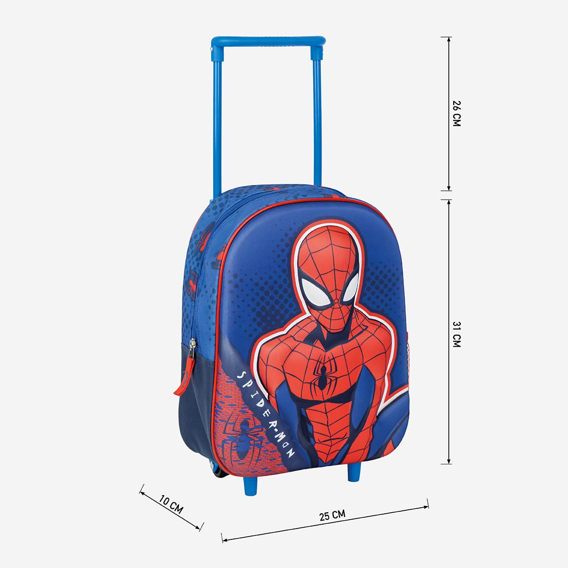 Cerda Kids Backpack Trolley 3D Spiderman DNA