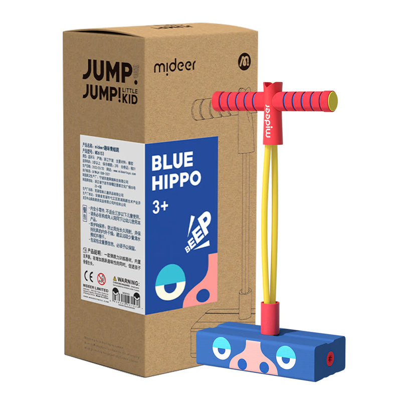 Mideer Jump Jump Kid—Blue Hippo