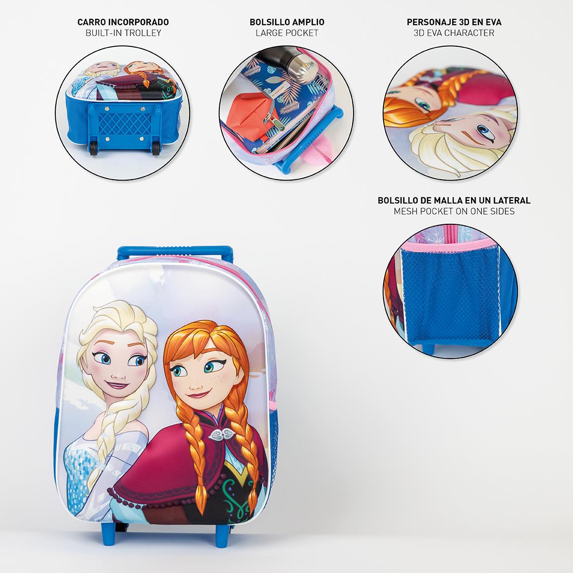 Cerda - Kids Backpack Trolley 3D Frozen